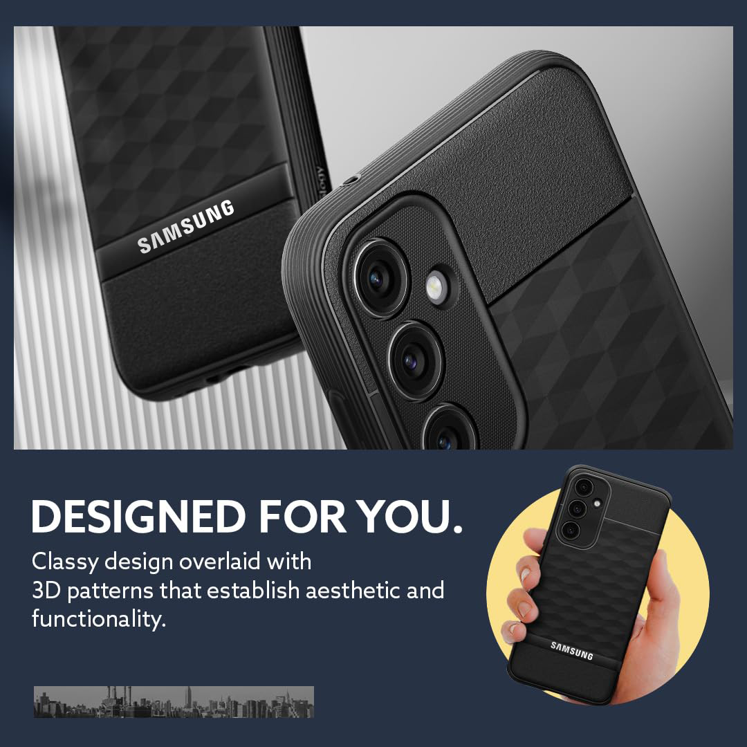 GALAXY A16 5G 3D Hexa Cube Design Drop Protection | Camera Protection TPU Back Case