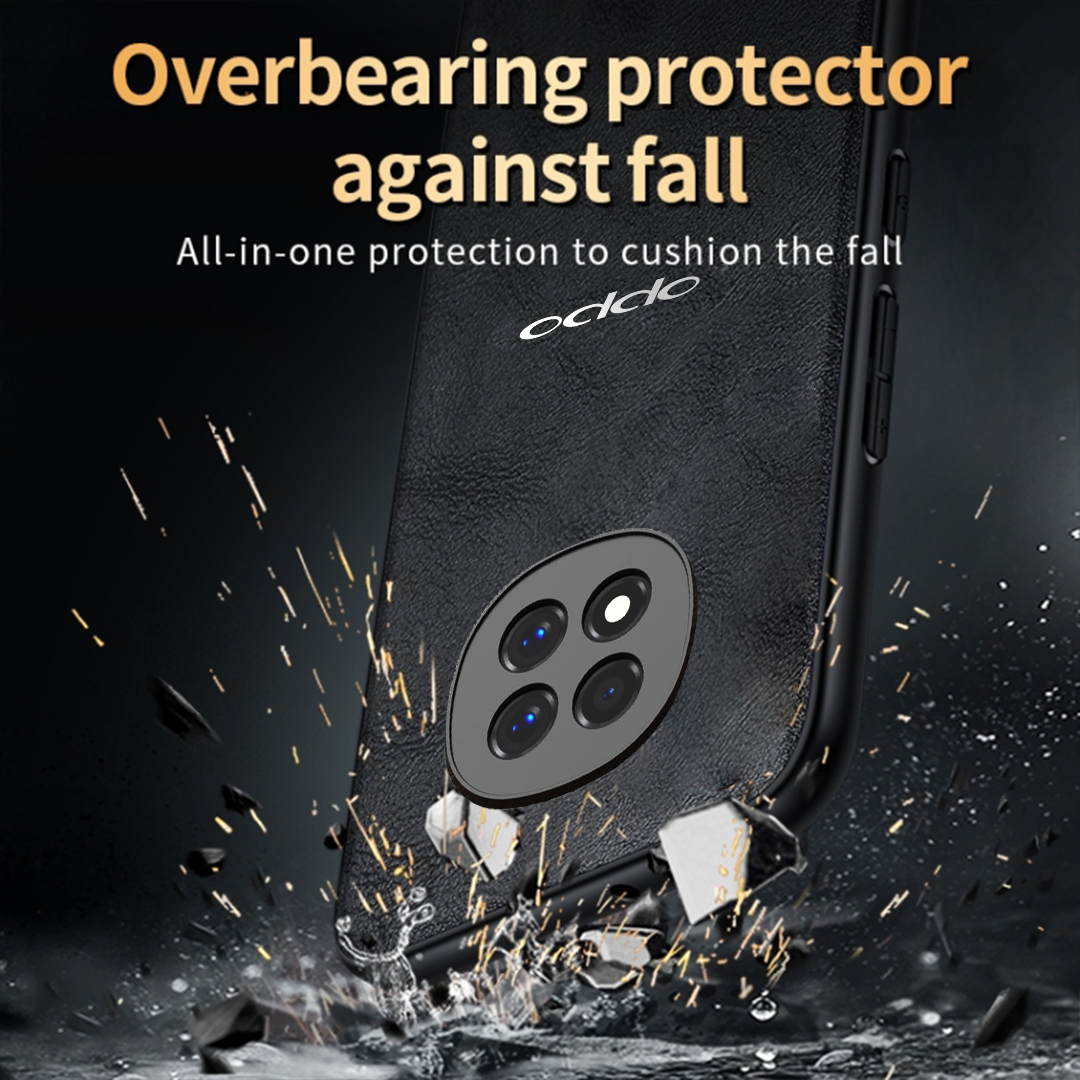 OPPO F29 5G Business Style PU LEATHER PROTECTIVE BACK CASE WITH CAMERA PROTECTION