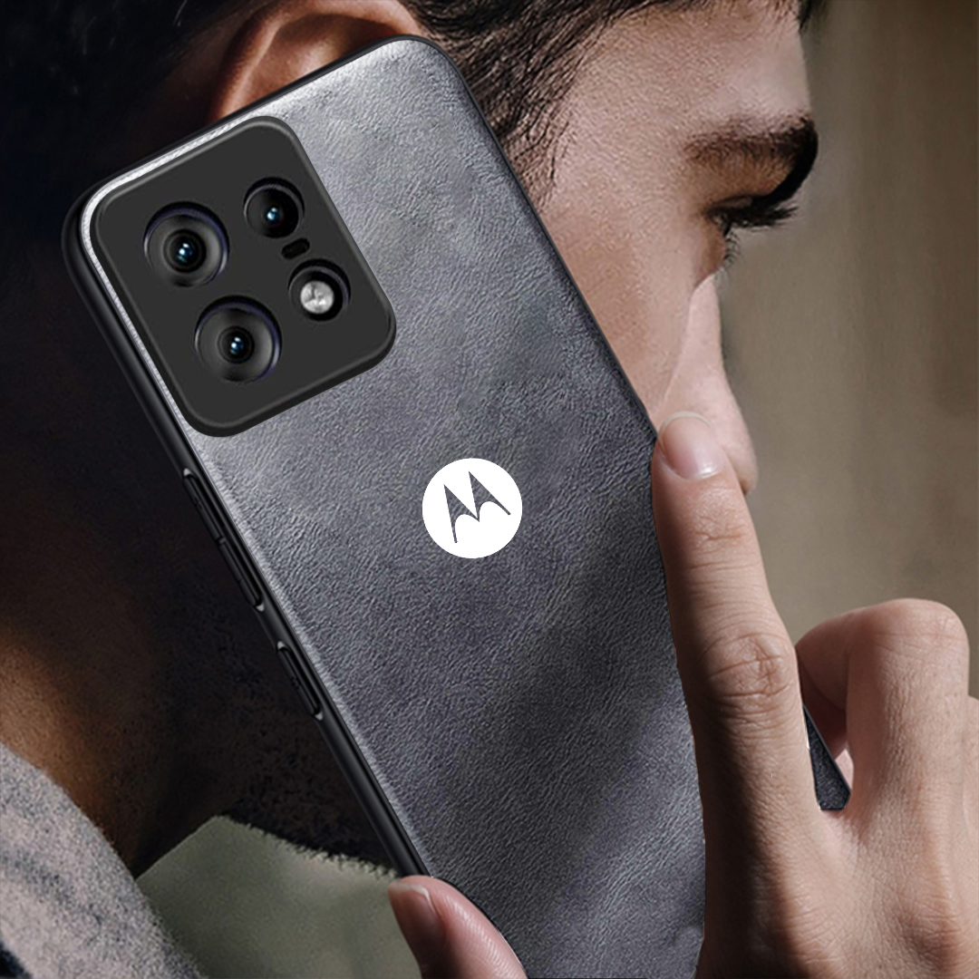 MOTO EDGE 50 PRO 5G Business Style PU LEATHER PROTECTIVE BACK CASE WITH CAMERA PROTECTION