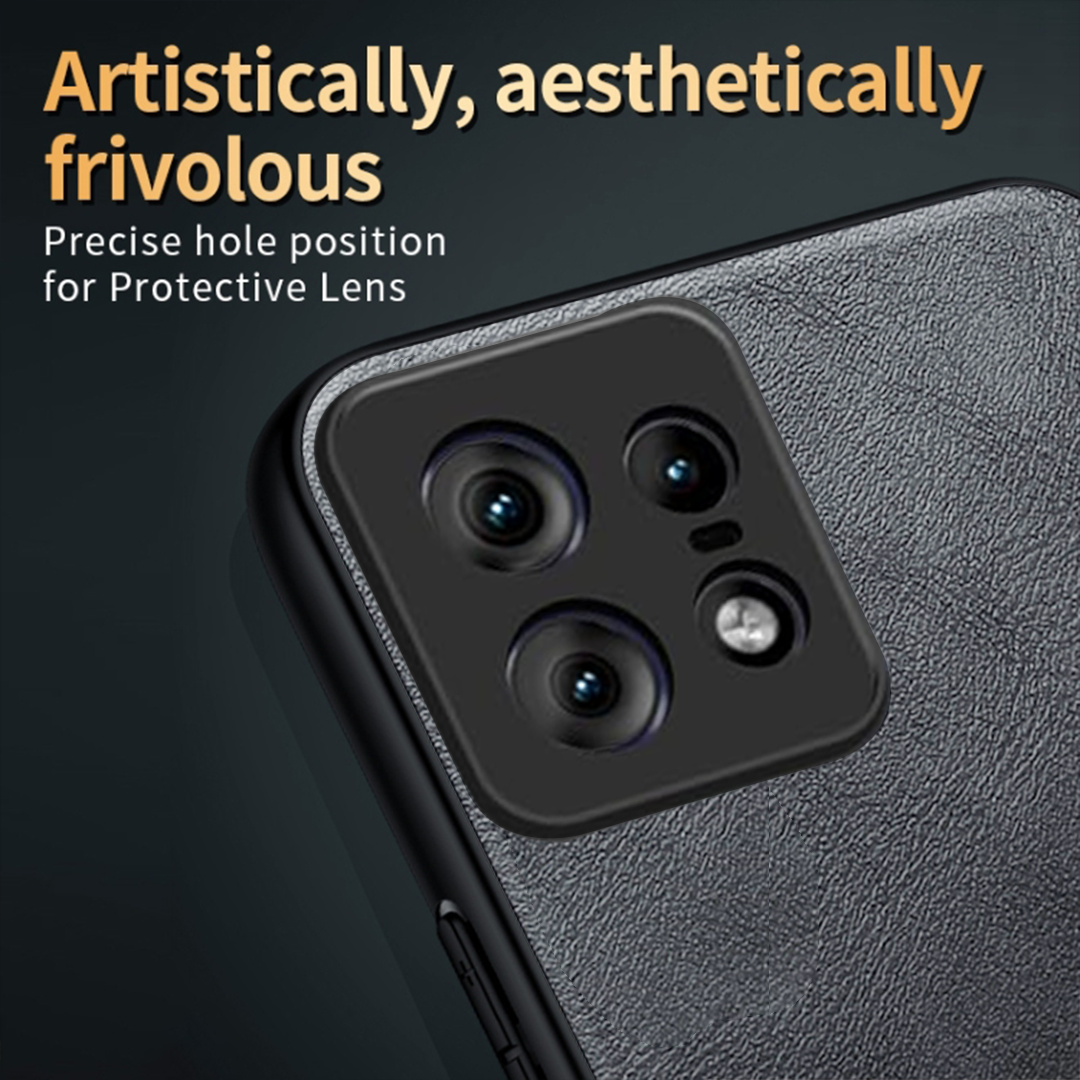 MOTO EDGE 50 PRO 5G Business Style PU LEATHER PROTECTIVE BACK CASE WITH CAMERA PROTECTION