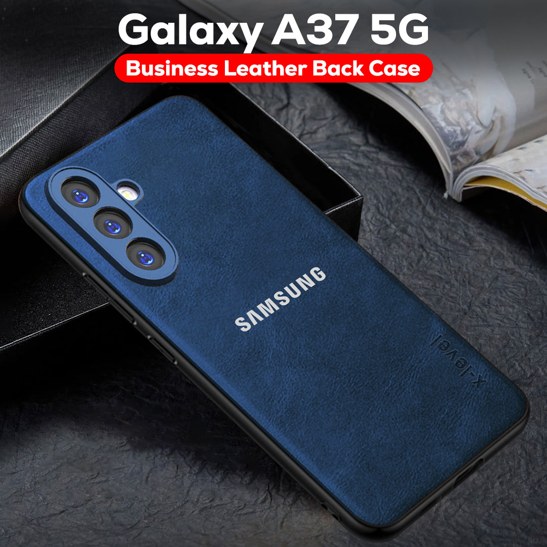 SAMSUNG GALAXY A37 5G Business Style PU LEATHER PROTECTIVE BACK CASE WITH CAMERA PROTECTION