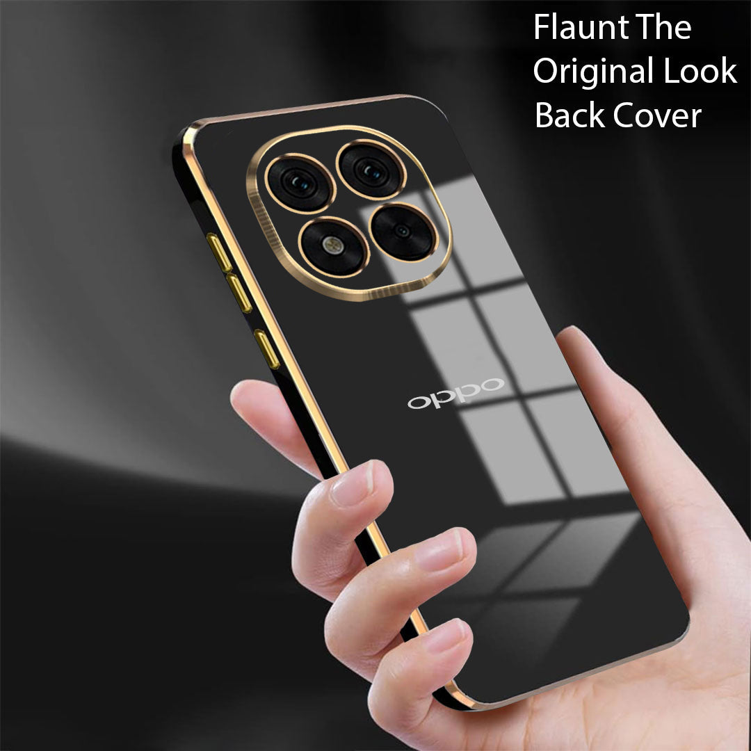 OPPO F29 5G ULTRA-SHINE GOLD ELECTROPLATED LUXURIOUS BACK CASE WITH CAMERA PROTECTION