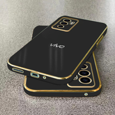VIVO V23e 5G ULTRA-SHINE GOLD ELECTROPLATED LUXURIOUS  BACK CASE WITH CAMERA PROTECTION