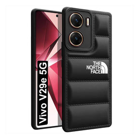 VIVO V29E 5G The North Face Puffer Edition Black Bumper Back Case