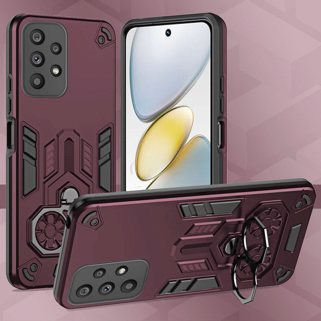 Samsung Galaxy A53 5G Armor knight Series Camera Protection 2 in 1 Shockproof Phone Cover with Kickstand
