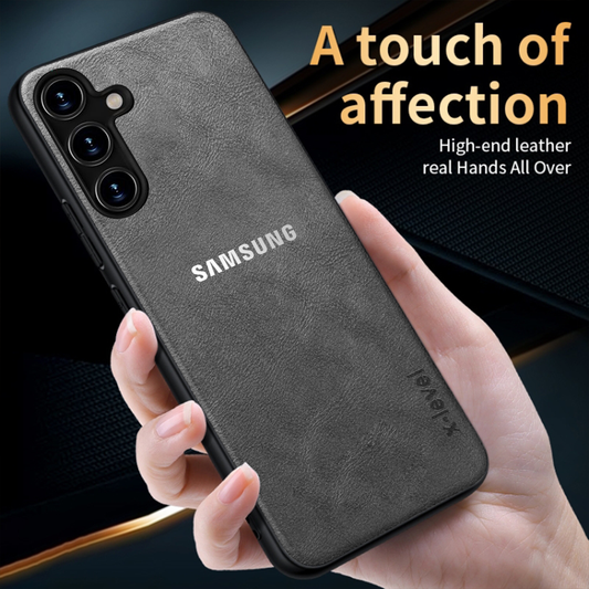 GALAXY A15 5G Business Style PU LEATHER PROTECTIVE BACK CASE WITH CAMERA PROTECTION