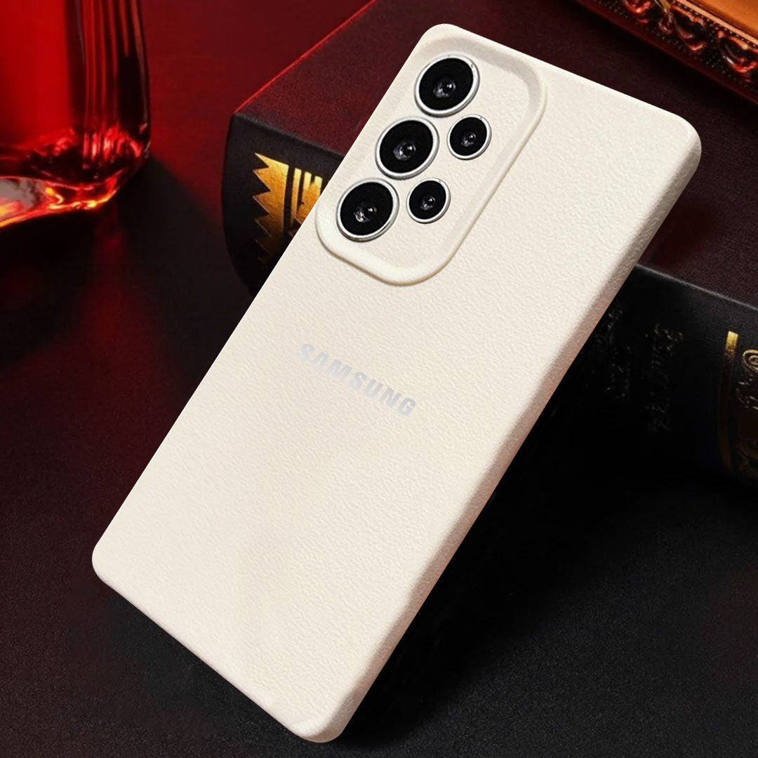 Samsung Galaxy A23 5G Solid Color Leather Texture Matte Phone Back Case