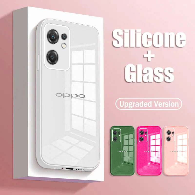Oppo Reno 7 5G Ultra-Shine Luxurious Glass Case With Camera Protection