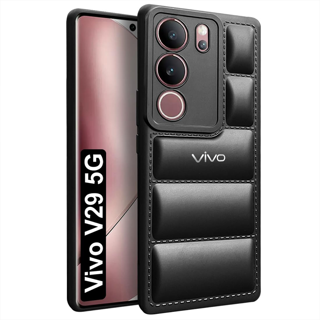 VIVO V29 PRO 5G The Puffer Edition Soft Material Down Jacket Phone Cas