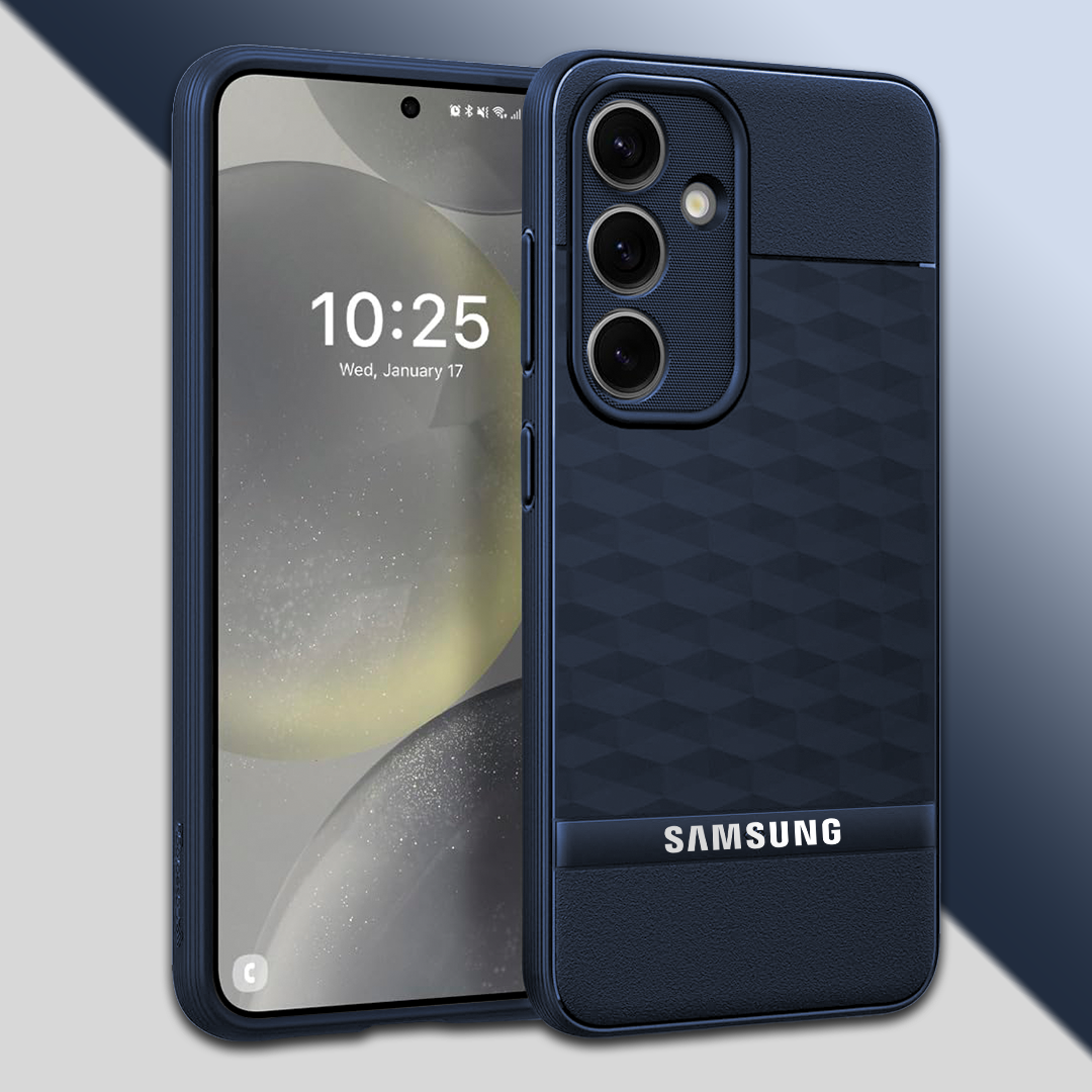 GALAXY A16 5G 3D Hexa Cube Design Drop Protection | Camera Protection TPU Back Case