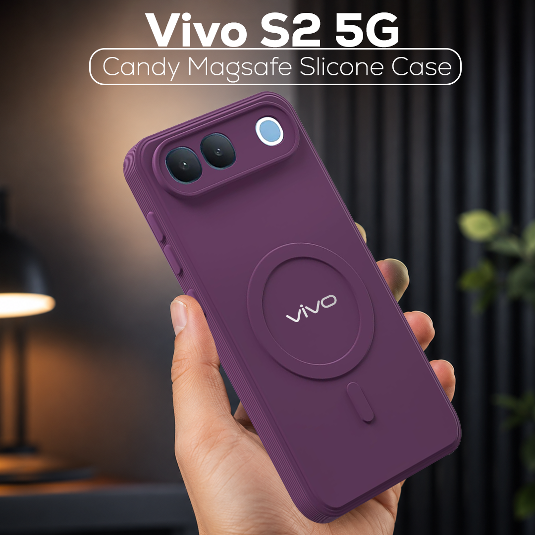VIVO S2 5G Candy Silicone Luxury Matte Back Cover with Camera Protection