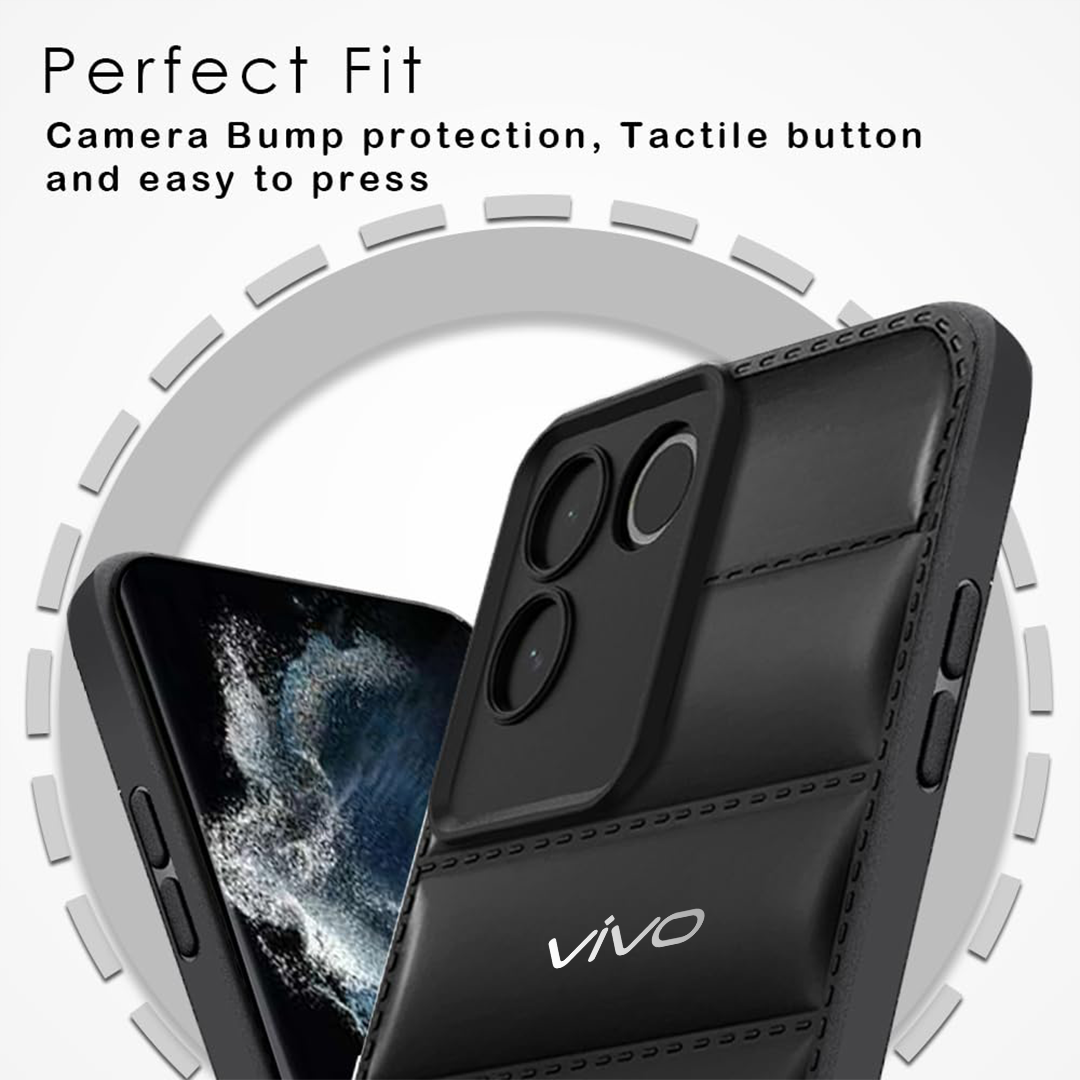 VIVO T2 PRO 5G The Puffer Edition Soft Material Down Jacket Phone Case
