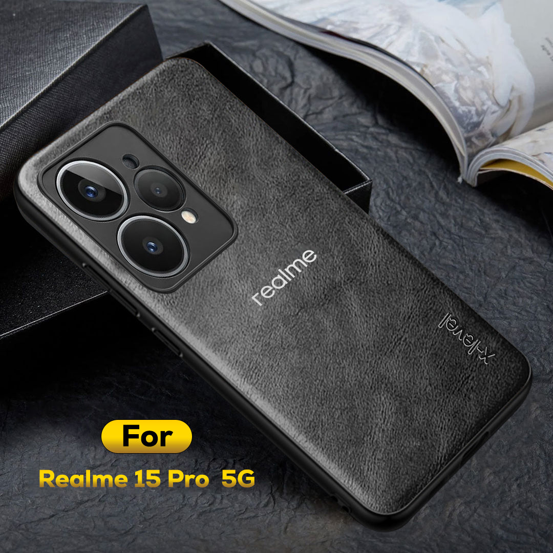 REALME 15 PRO 5G Business PU Leather Back Case