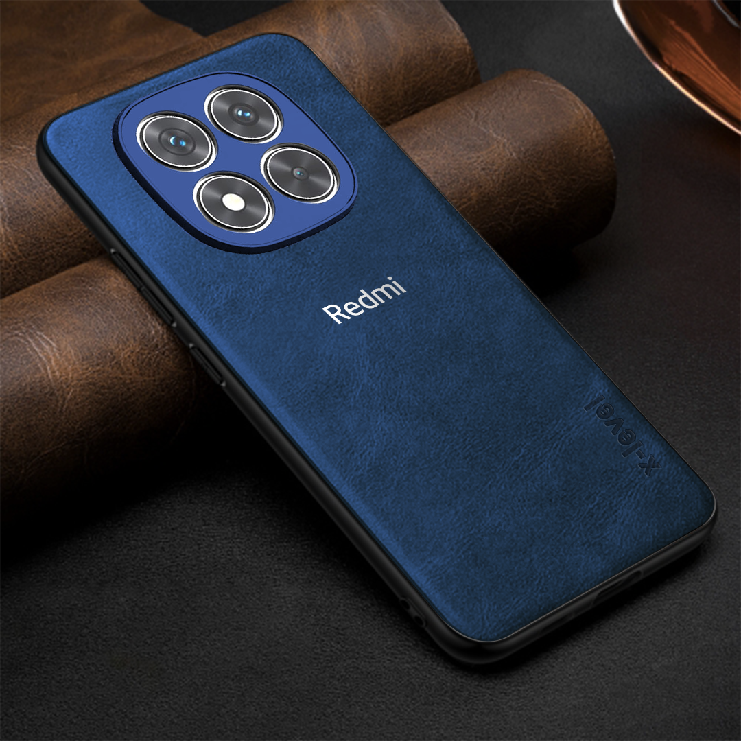 REDMI NOTE 14 PRO 5G Business Style PU LEATHER PROTECTIVE BACK CASE WITH CAMERA PROTECTION