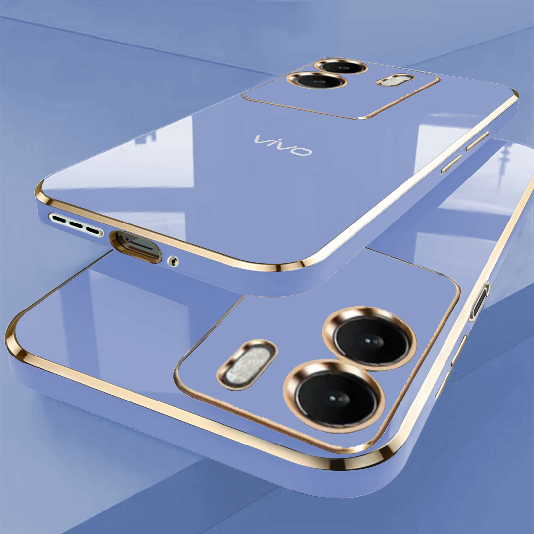 VIVO V29E 5G ULTRA-SHINE GOLD ELECTROPLATED LUXURIOUS BACK CASE WITH CAMERA PROTECTION