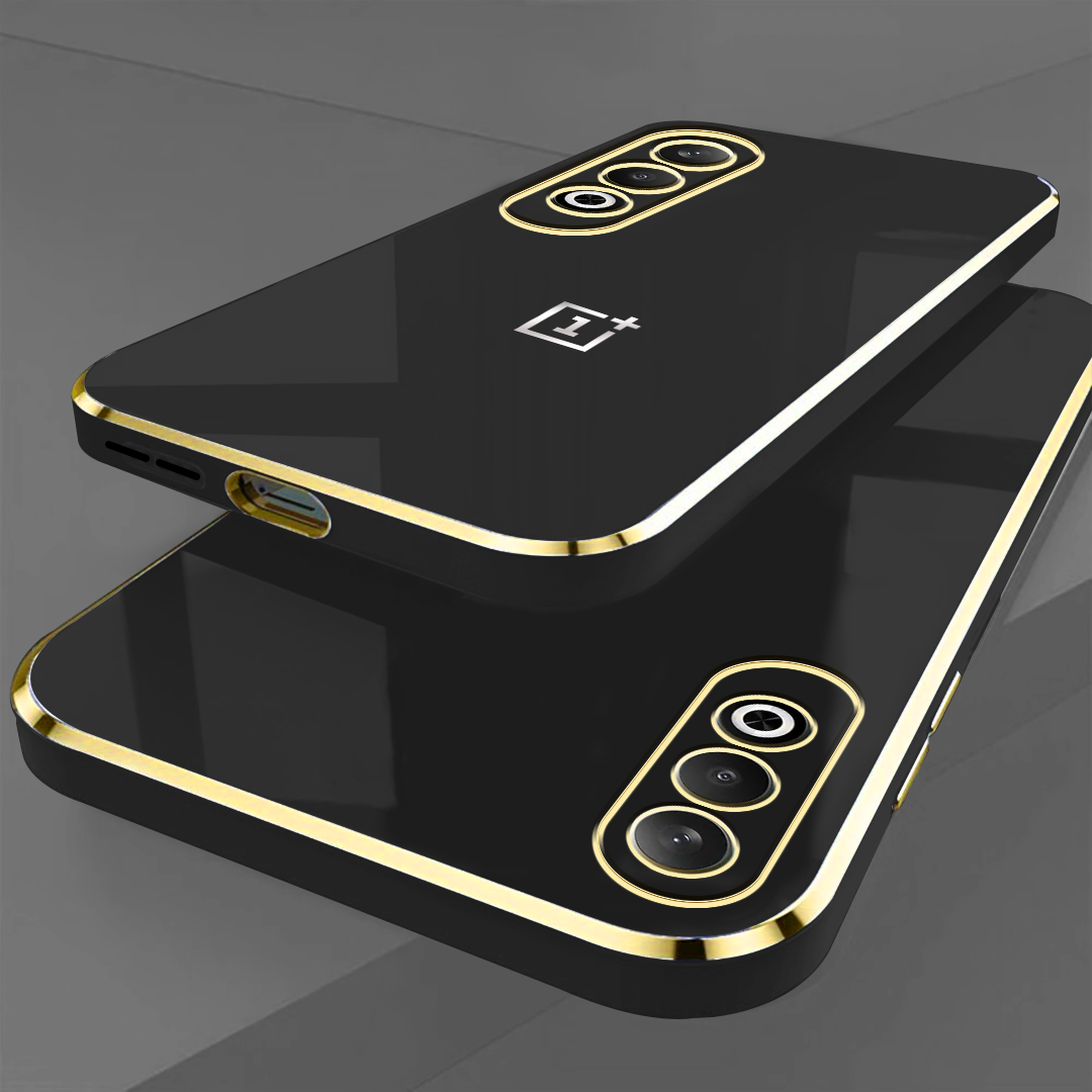 ONEPLUS NORD CE 4/LITE 5G ULTRA-SHINE GOLD ELECTROPLATED LUXURIOUS BACK CASE WITH CAMERA PROTECTION