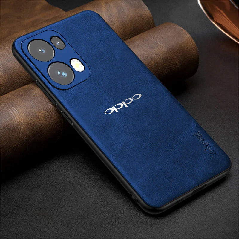 OPPO RENO 13 PRO 5G Business Style PU LEATHER PROTECTIVE BACK CASE WITH CAMERA PROTECTION
