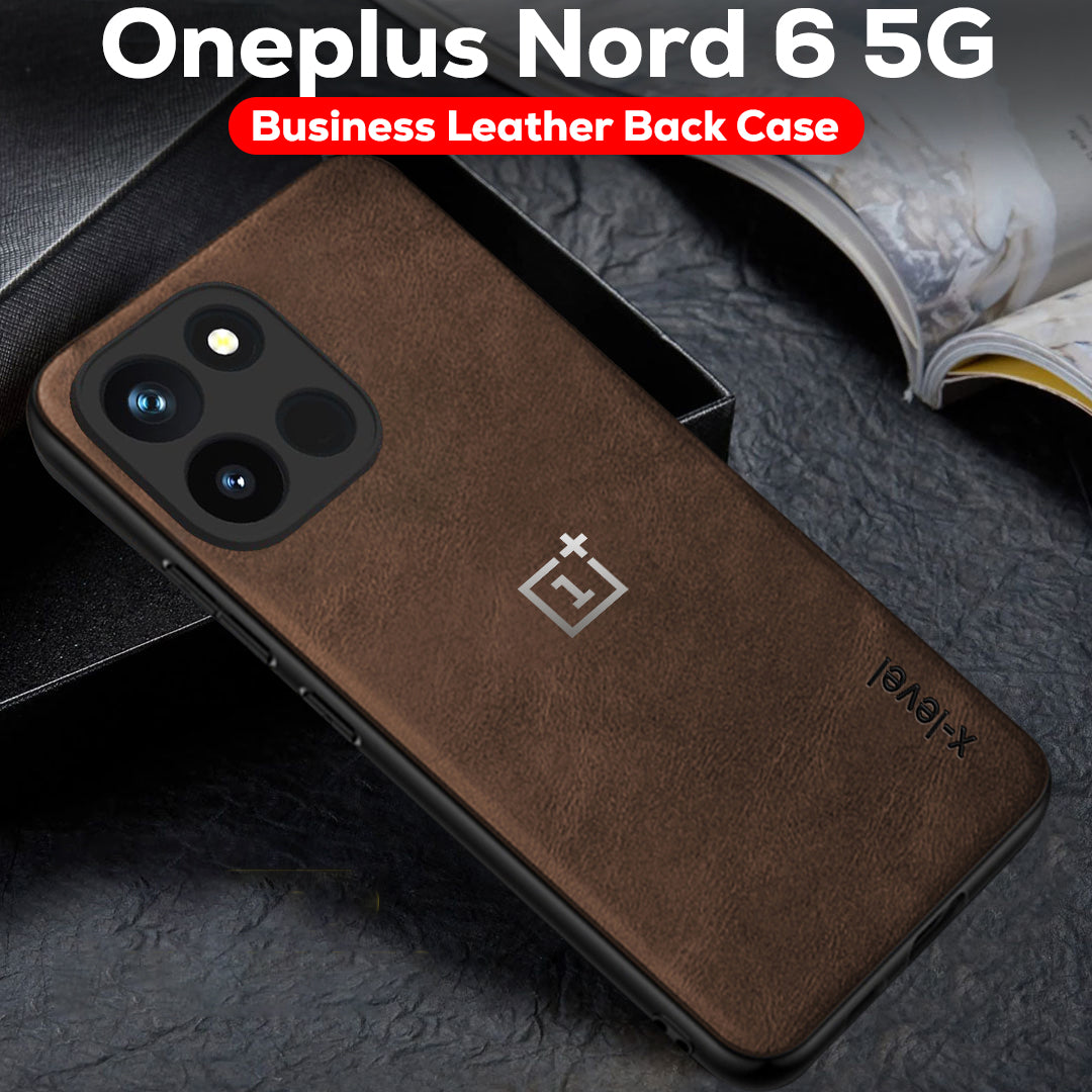 ONEPLUS NORD 6 5G VINTAGE PU LEATHER PROTECTIVE BACK CASE