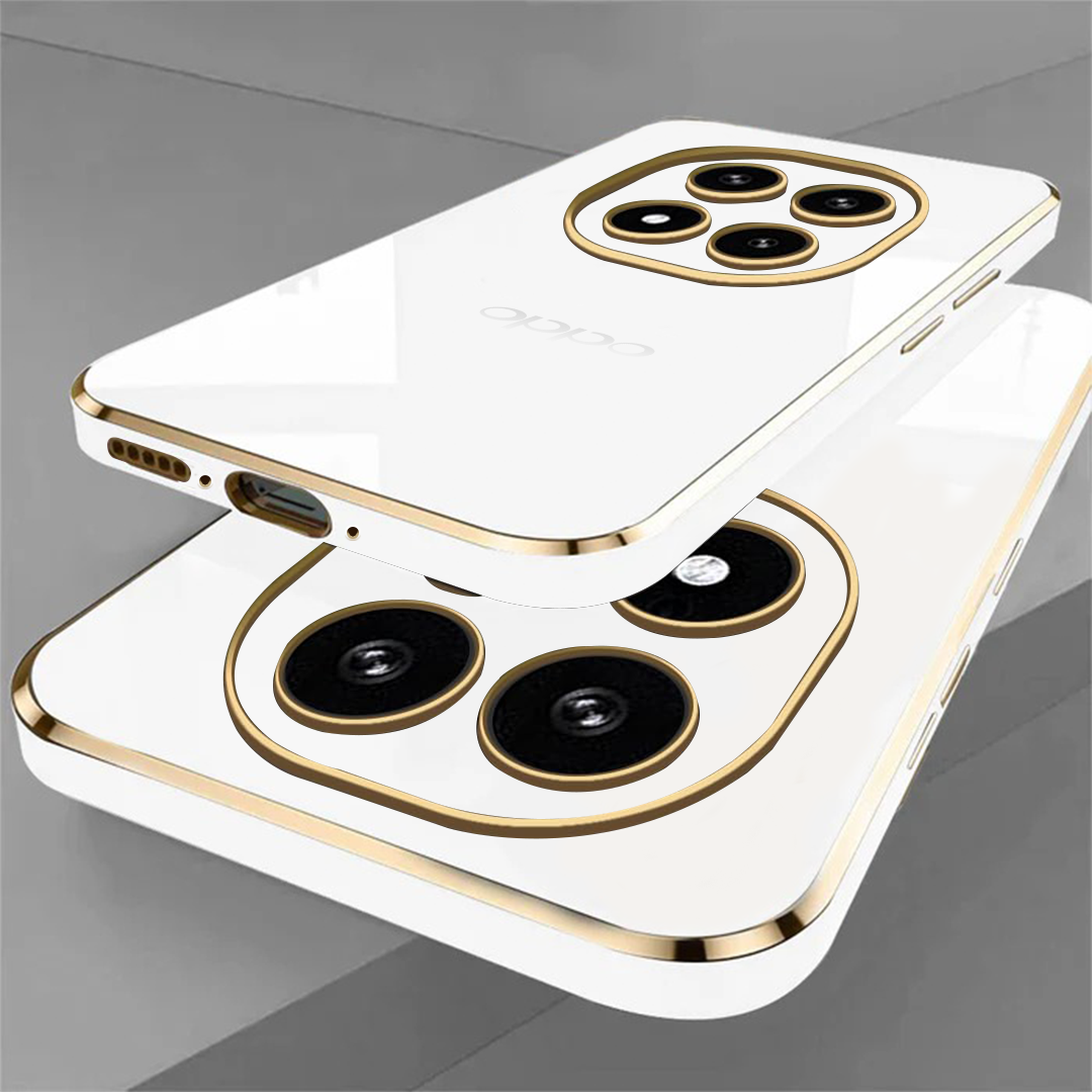 OPPO F29 PRO 5G ULTRA-SHINE GOLD ELECTROPLATED LUXURIOUS BACK CASE WITH CAMERA PROTECTION
