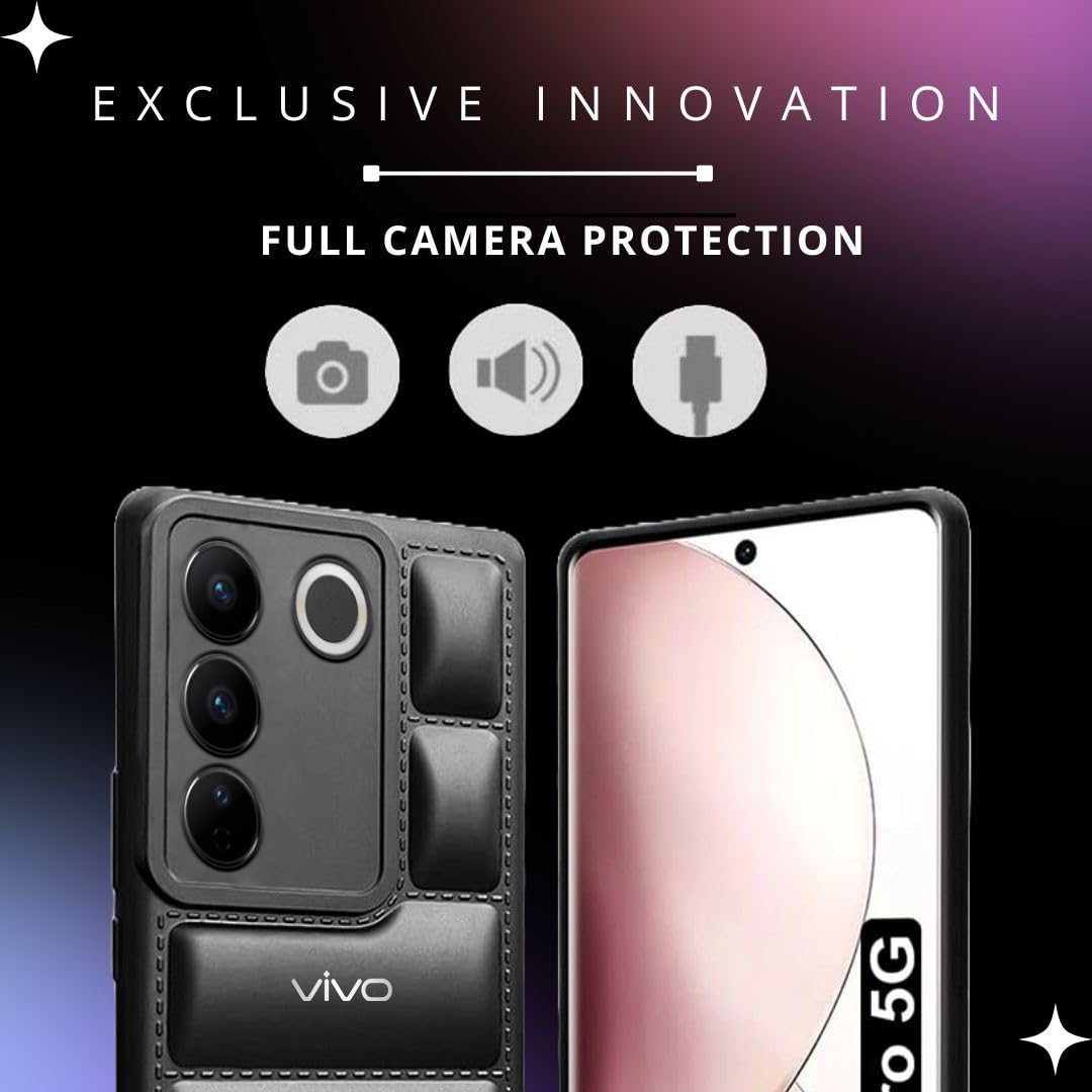VIVO V27 5G The Puffer Edition Soft Material Down Jacket Phone Case