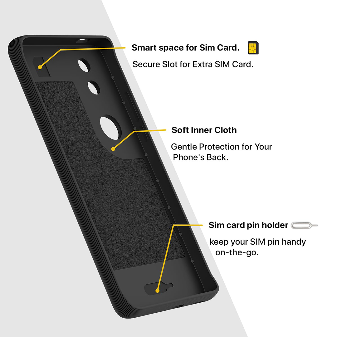 VIVO V50 5G 3D Hexa Cube Design Drop Protection | Camera Protection TPU Back Case