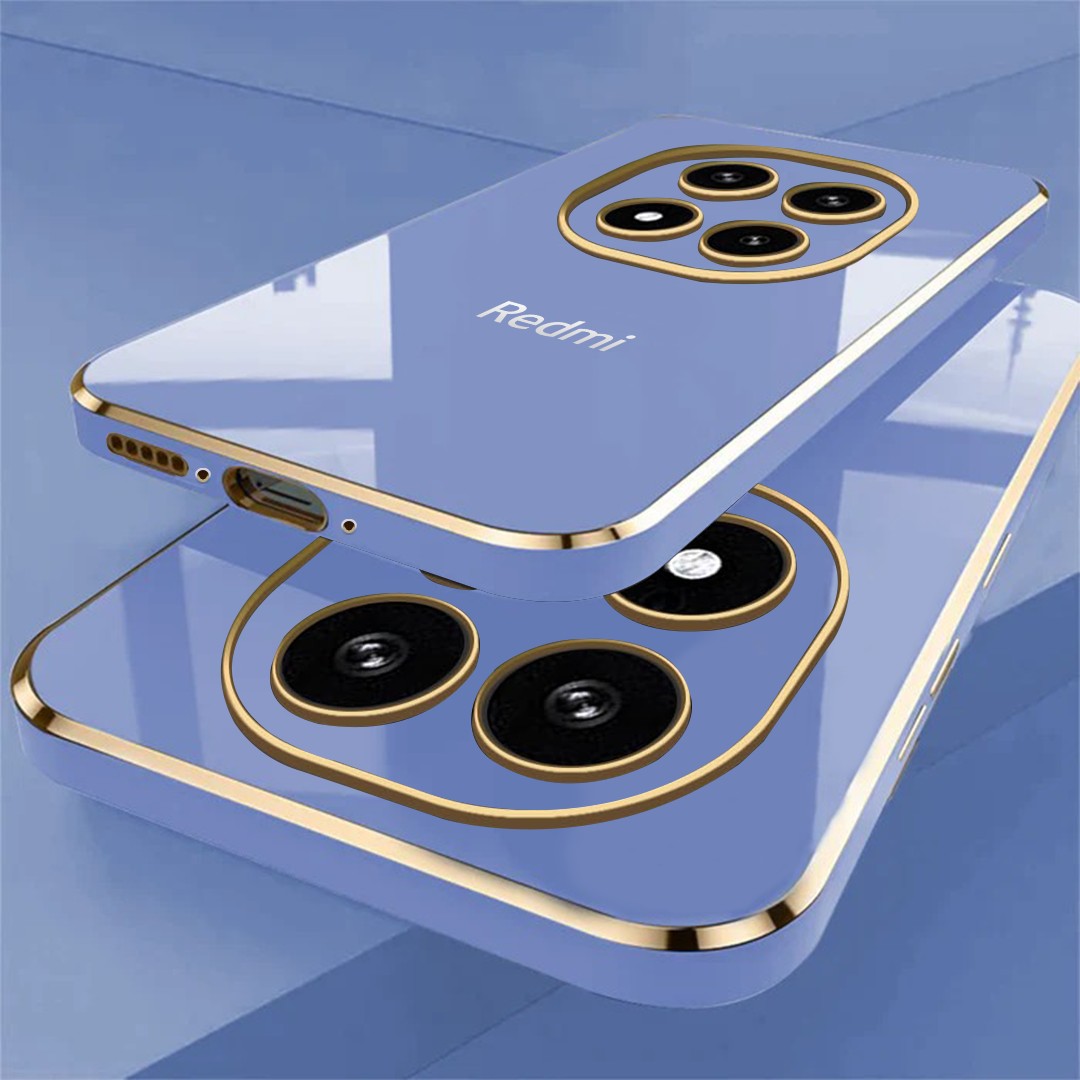 REDMI NOTE 14 PRO 5G ULTRA-SHINE GOLD ELECTROPLATED LUXURIOUS BACK CASE WITH CAMERA PROTECTION