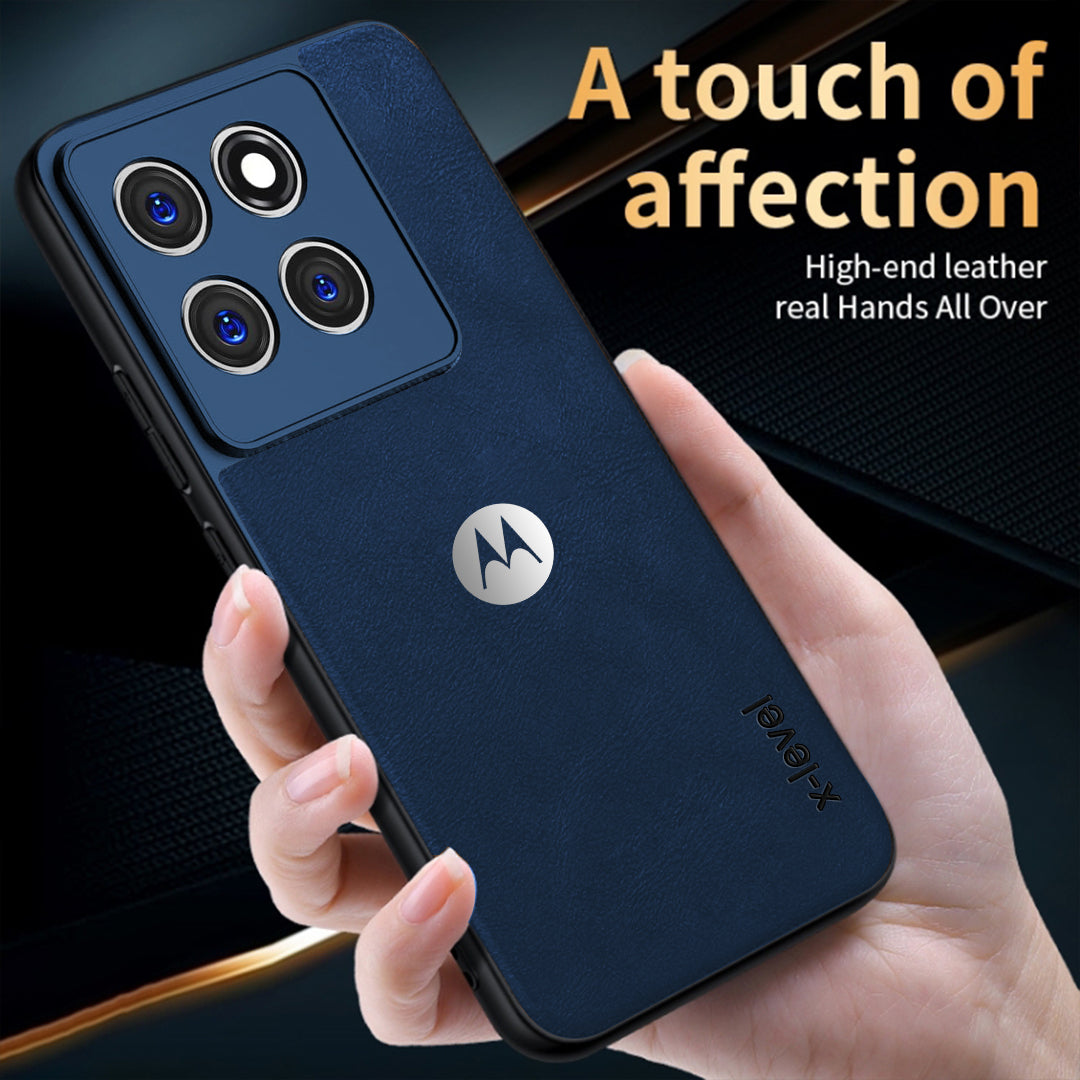 MOTOROLA EDGE 70 PRO 5G Business Style PU LEATHER PROTECTIVE BACK CASE WITH CAMERA PROTECTION