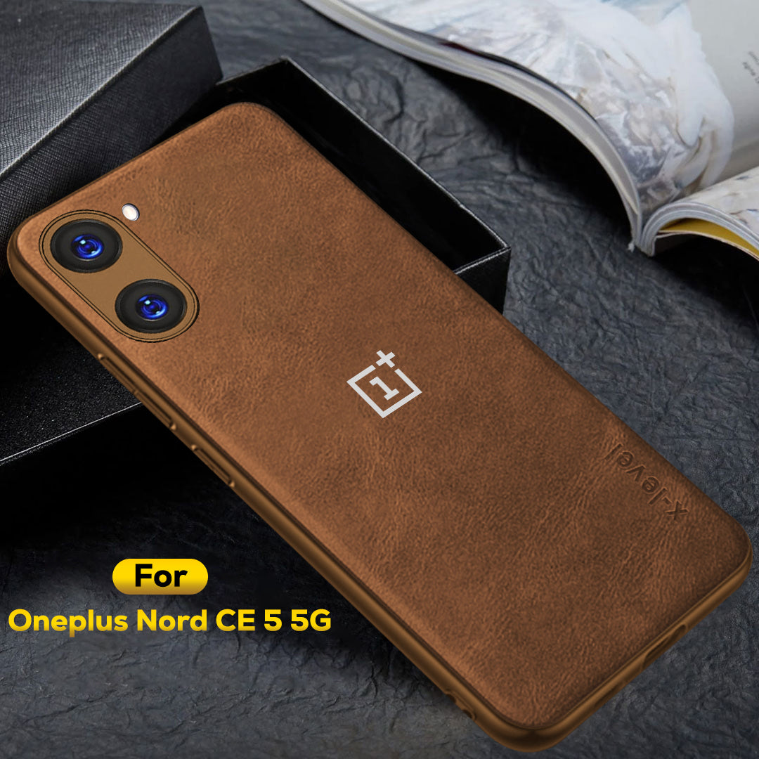 ONEPLUS NORD CE 5 5G VINTAGE PU LEATHER PROTECTIVE BACK CASE