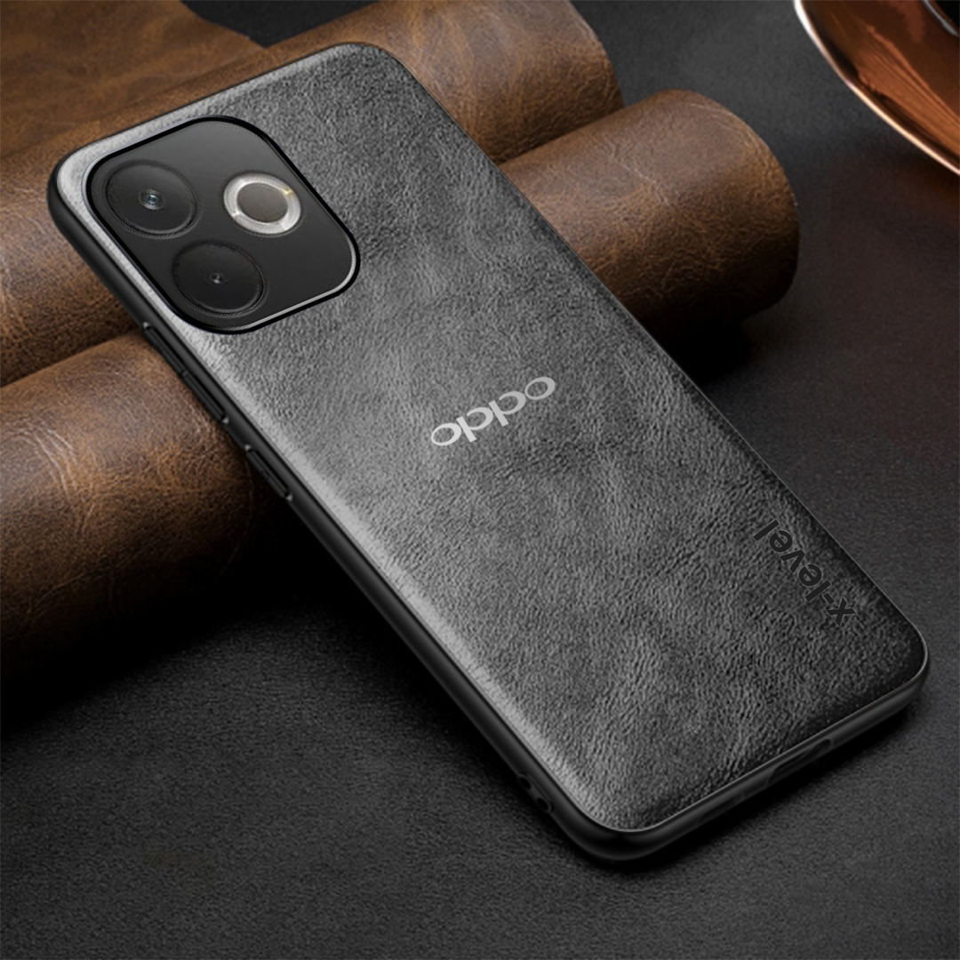OPPO A5 PRO 5G Business Style PU LEATHER PROTECTIVE BACK CASE WITH CAMERA PROTECTION