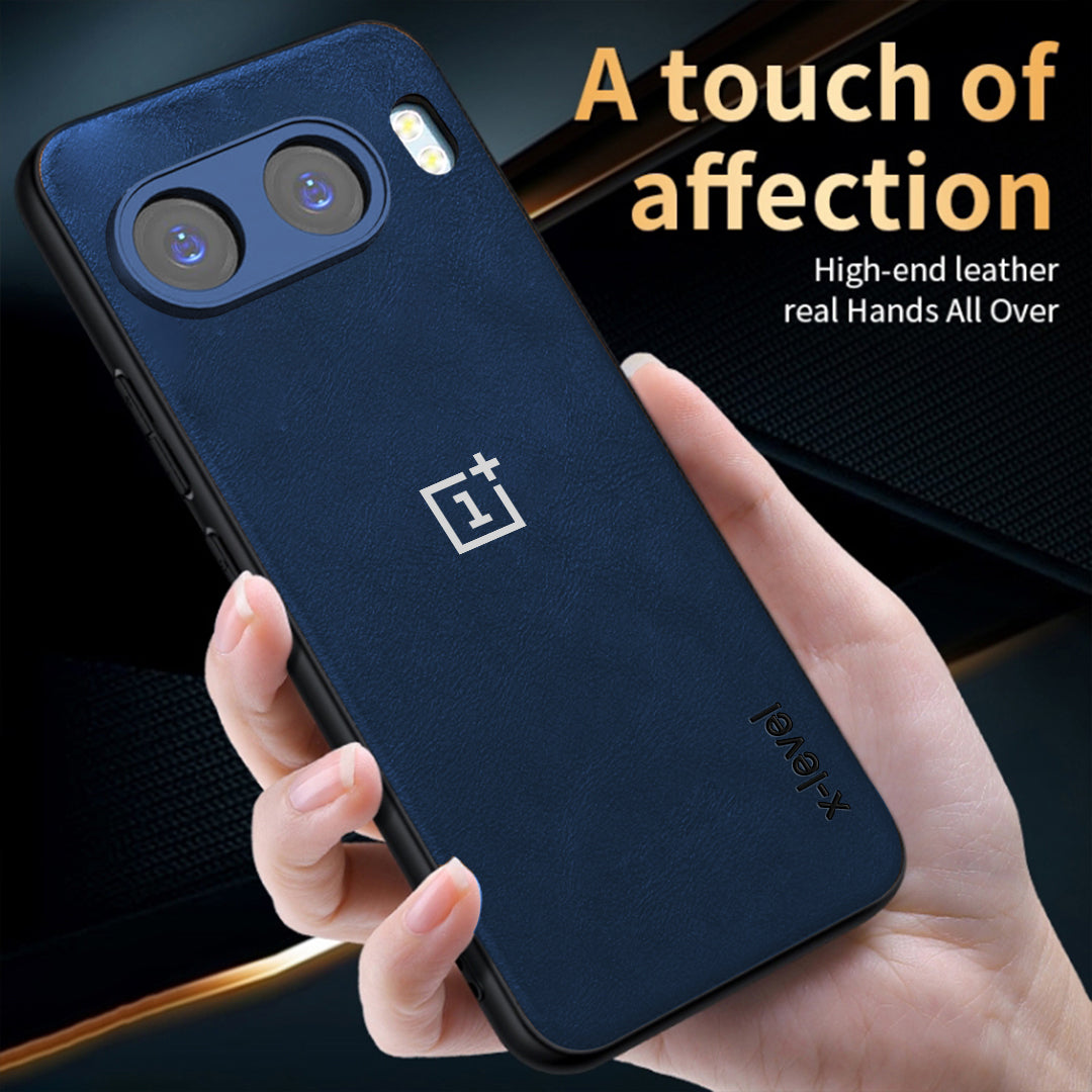 ONEPLUS NORD 4 5G VINTAGE PU LEATHER PROTECTIVE BACK CASE