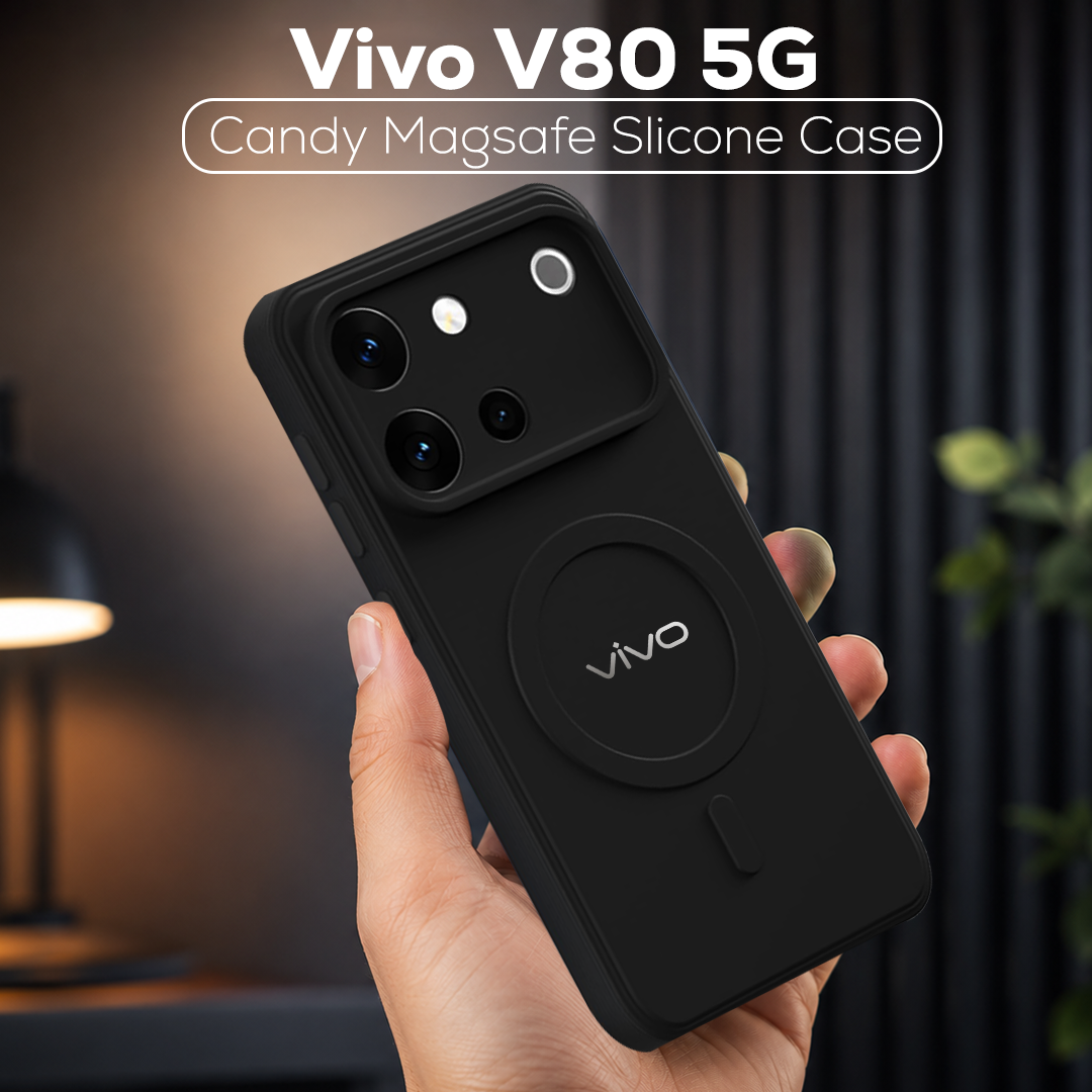 VIVO V80 5G Candy Silicone Luxury Matte Back Cover with Camera Protection
