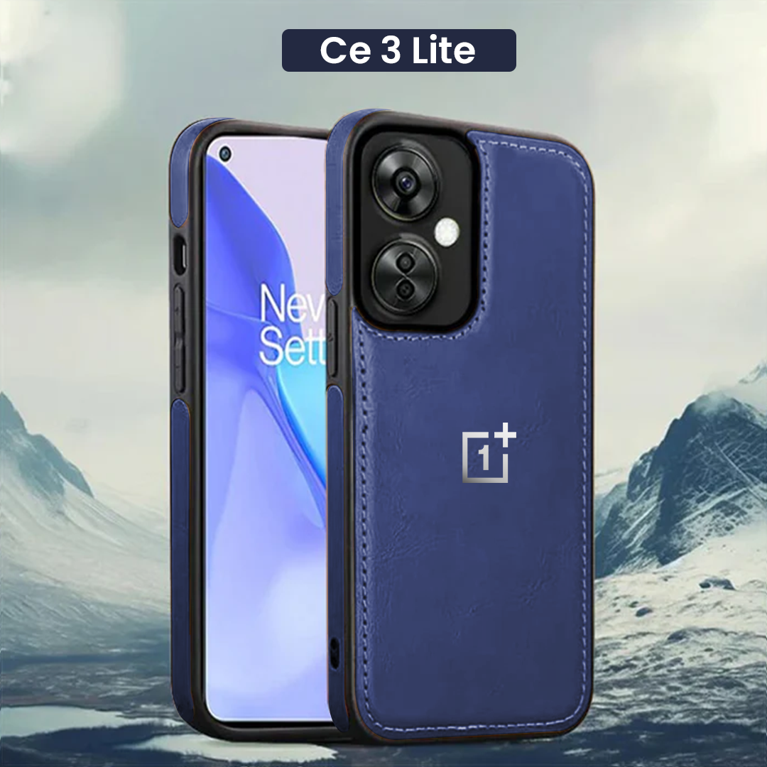 OnePlus 5G Series Leather Stitched Protective Back Case