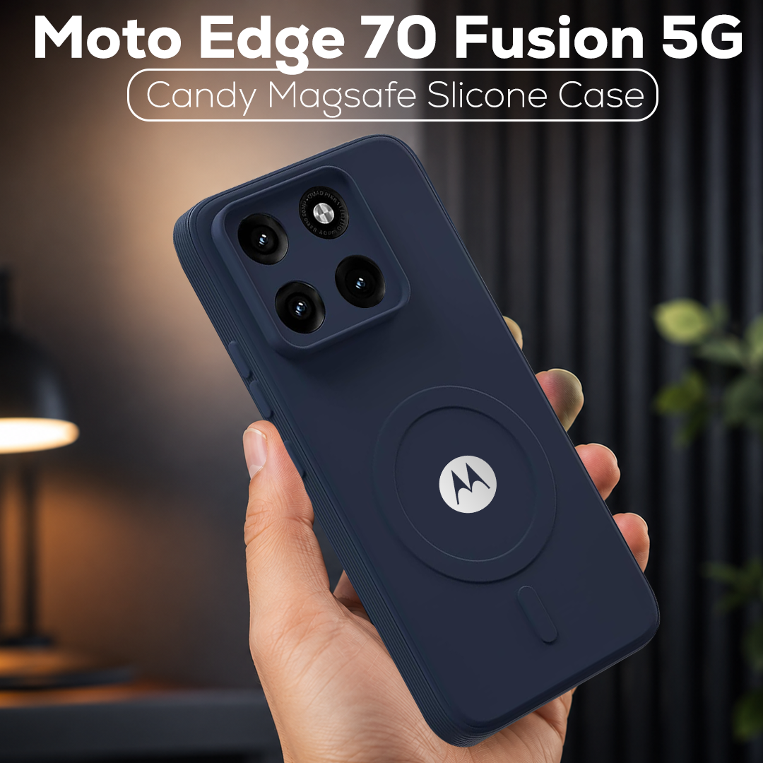 MOTO EDGE 70 FUSION 5G Candy Silicone Luxury Matte Back Cover with Camera Protection
