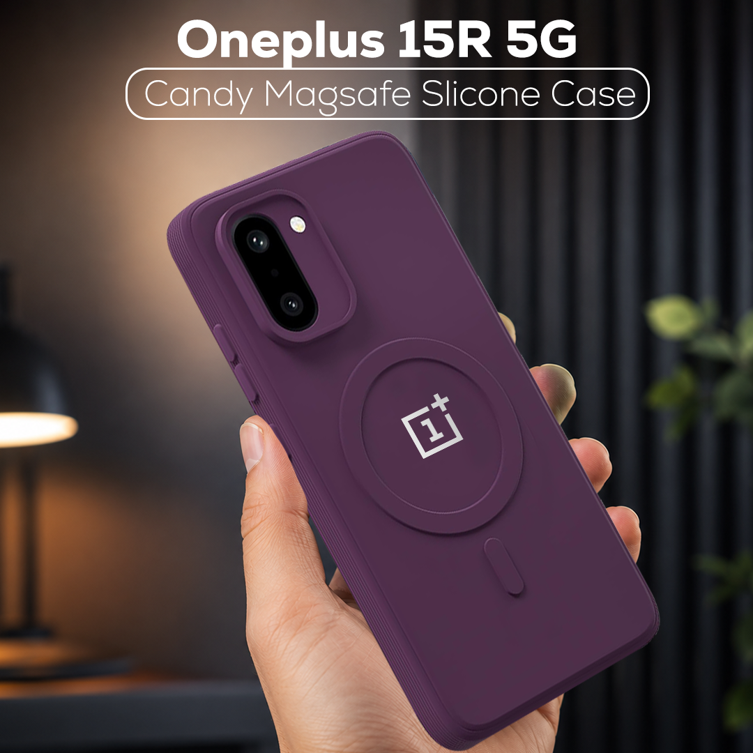 OnePlus 15R 5G Candy Silicone Luxury Matte Back Cover with Camera Protection