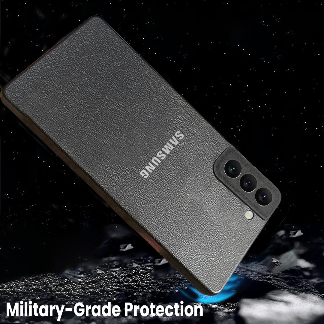 Samsung Galaxy S22 5G Solid Color Leather Texture Matte Phone Back Case