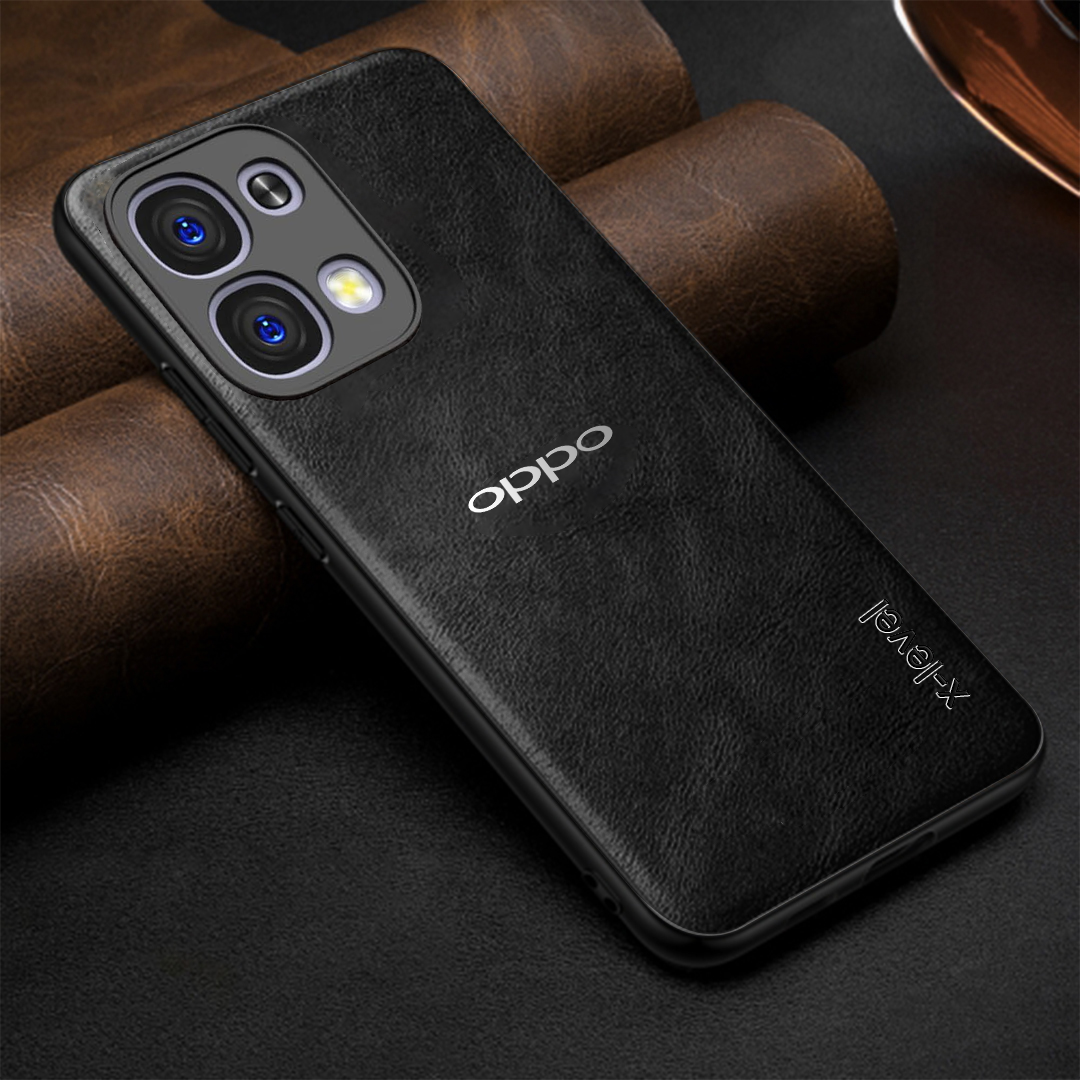 OPPO F31 5G Business Style PU LEATHER PROTECTIVE BACK CASE WITH CAMERA PROTECTION