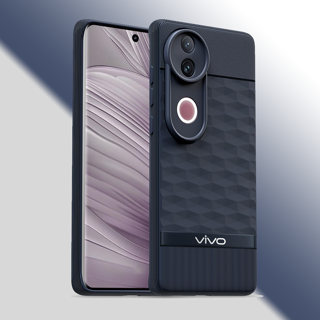 VIVO V50 5G 3D Hexa Cube Design Drop Protection | Camera Protection TPU Back Case