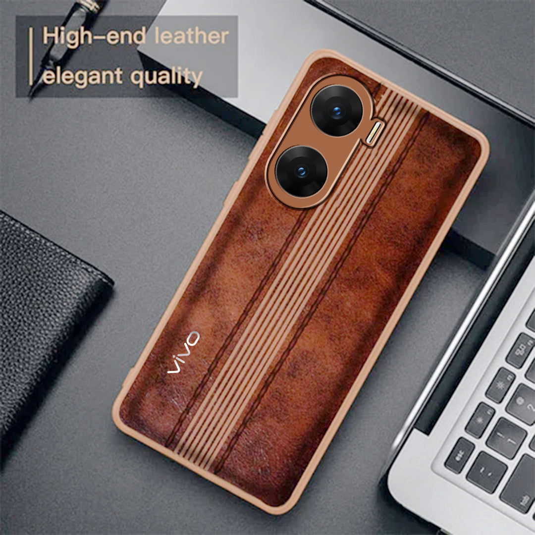 VIVO V29E 5G LEATHER BACK STITCHED PROTECTIVE BACK CASE