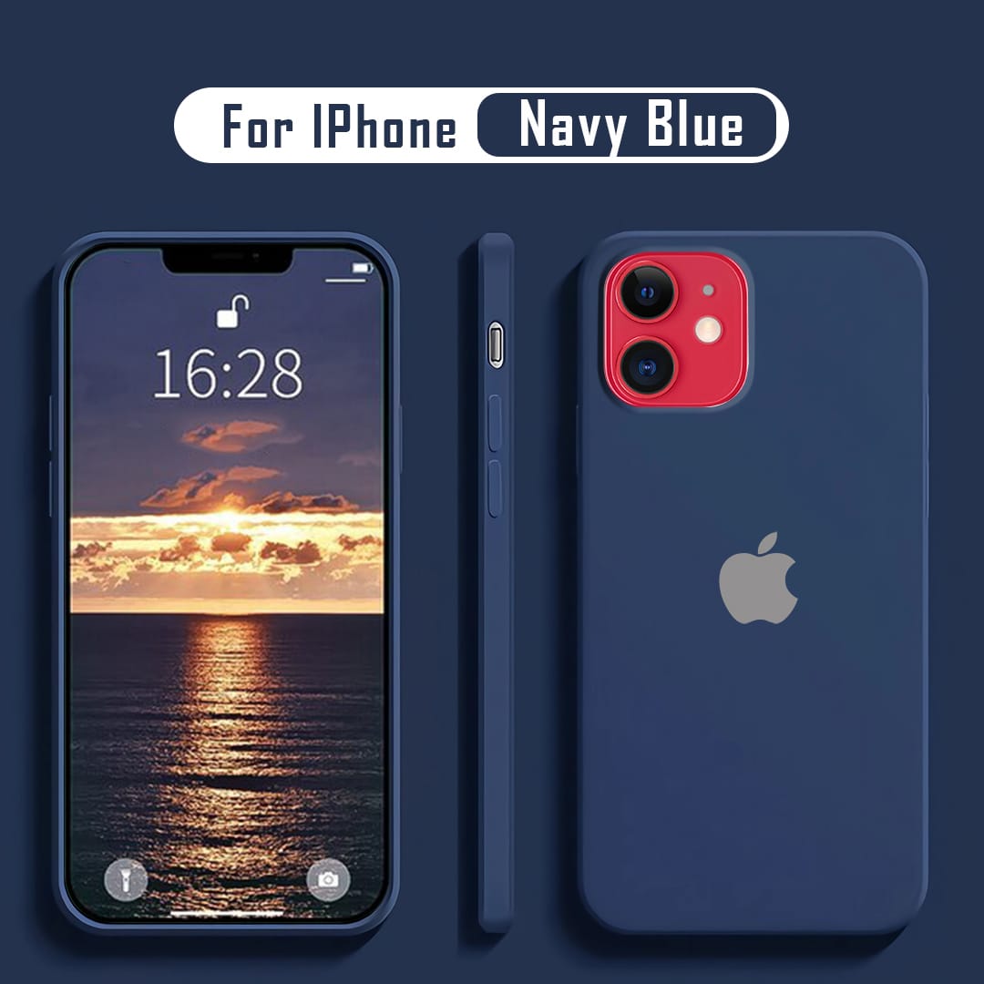 iPhone Series Liquid Silicone Velvet-Touch Silk Finish Protective Back Case