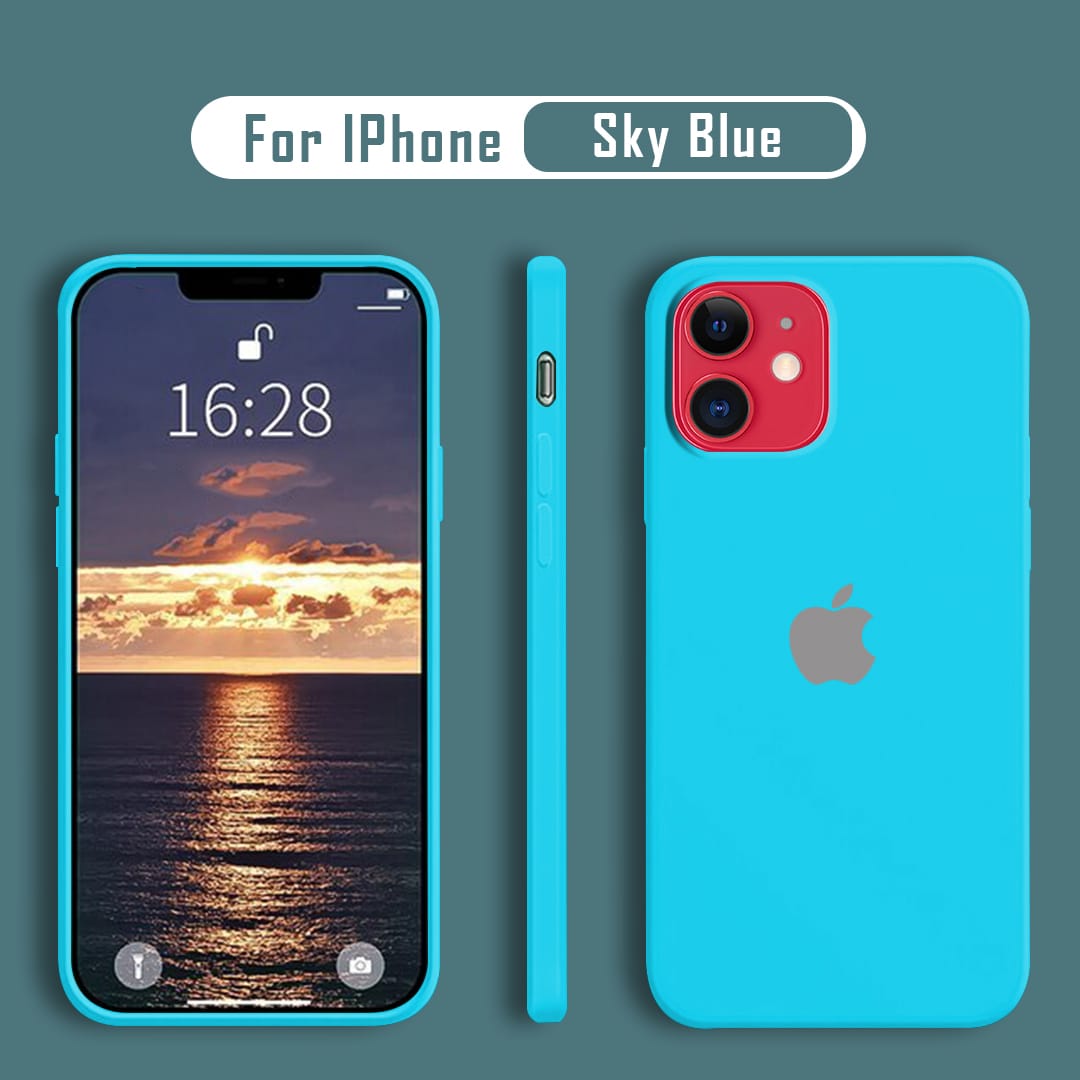 iPhone Series Liquid Silicone Velvet-Touch Silk Finish Protective Back Case