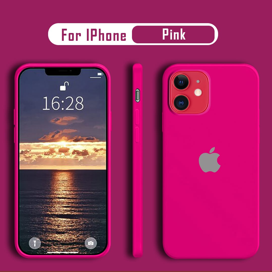 iPhone Series Liquid Silicone Velvet-Touch Silk Finish Protective Back Case