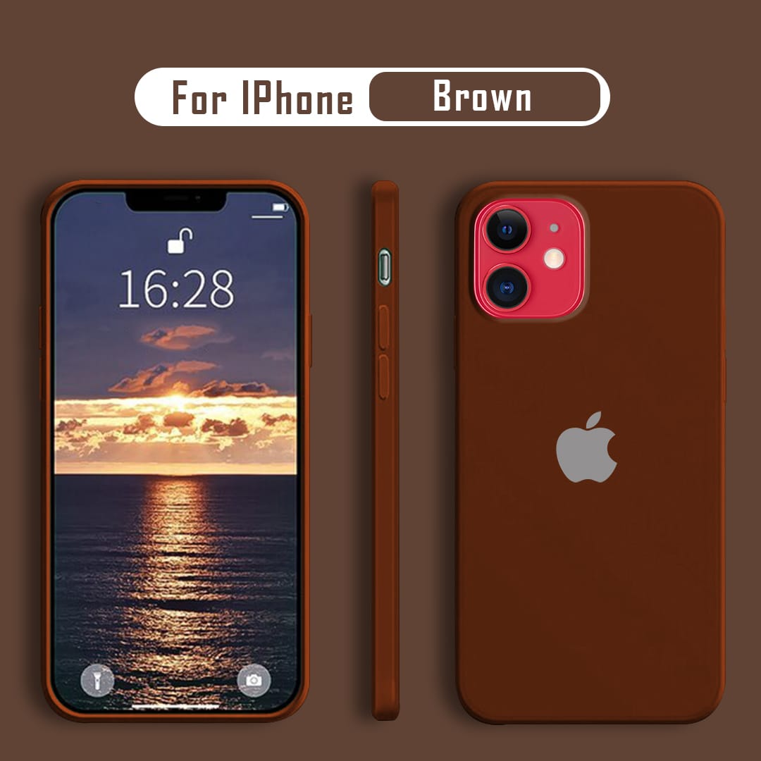 iPhone Series Liquid Silicone Velvet-Touch Silk Finish Protective Back Case
