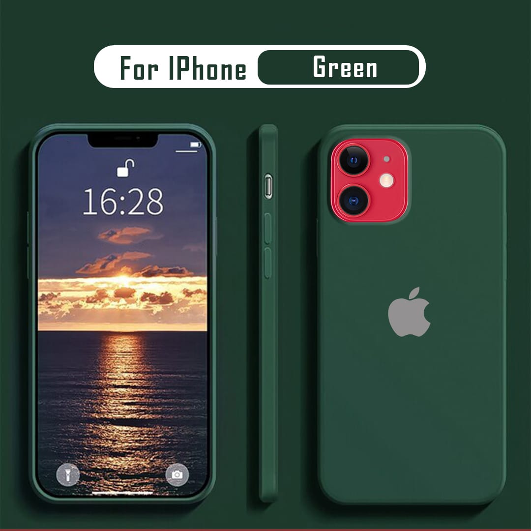iPhone Series Liquid Silicone Velvet-Touch Silk Finish Protective Back Case