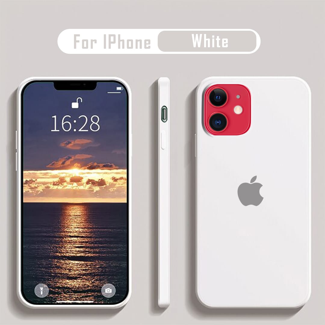 iPhone Series Liquid Silicone Velvet-Touch Silk Finish Protective Back Case