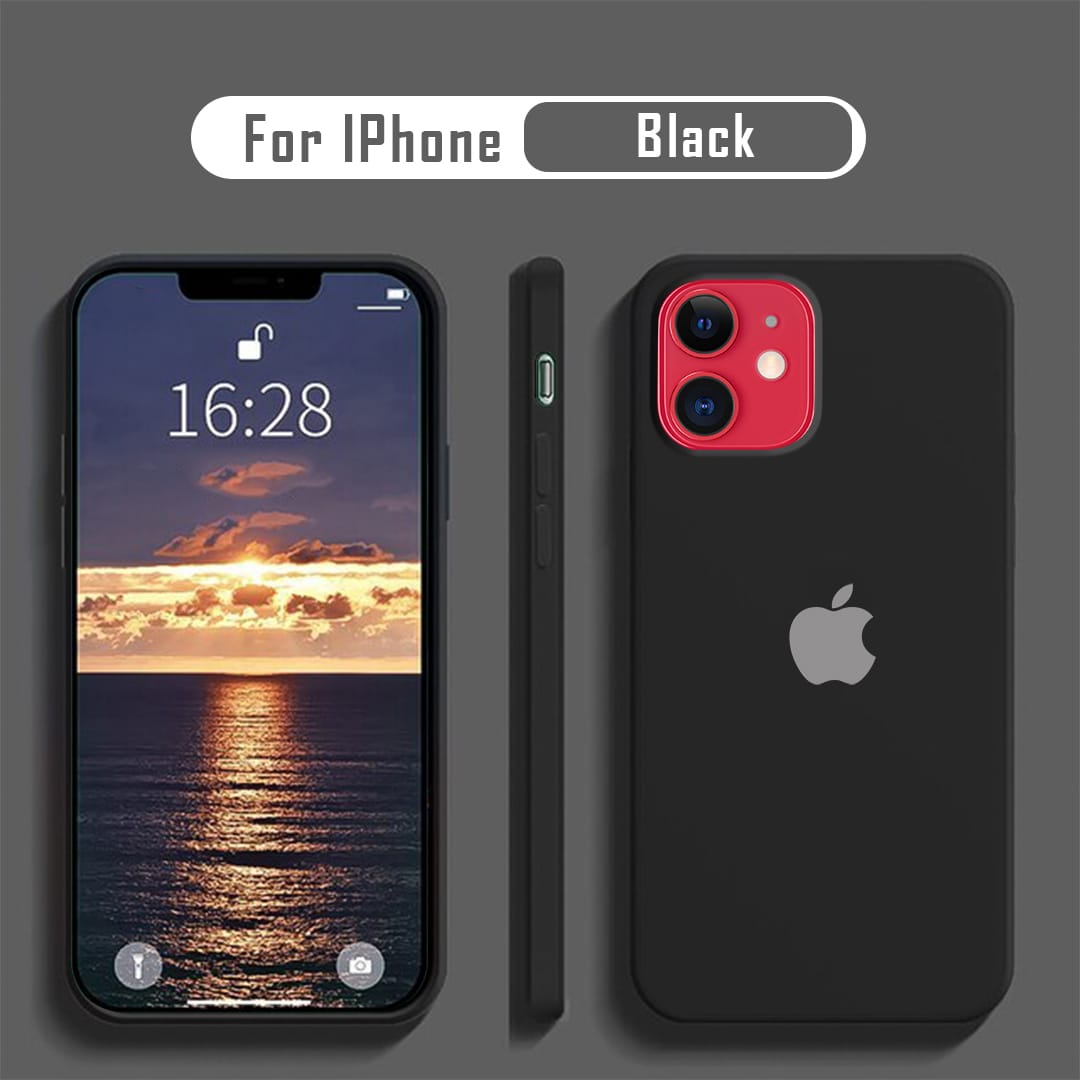 iPhone Series Liquid Silicone Velvet-Touch Silk Finish Protective Back Case