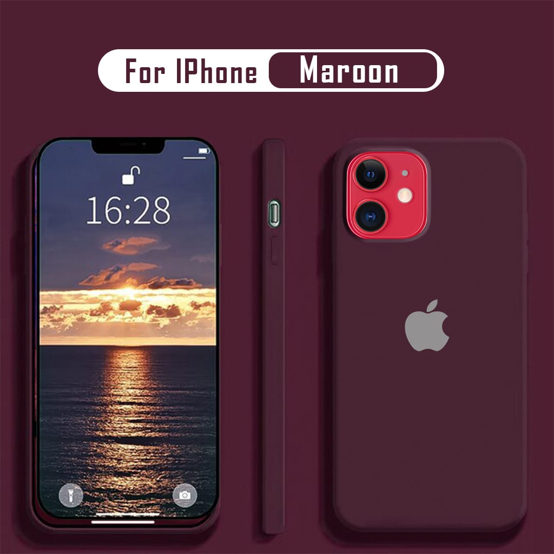 iPhone Series Liquid Silicone Velvet-Touch Silk Finish Protective Back Case