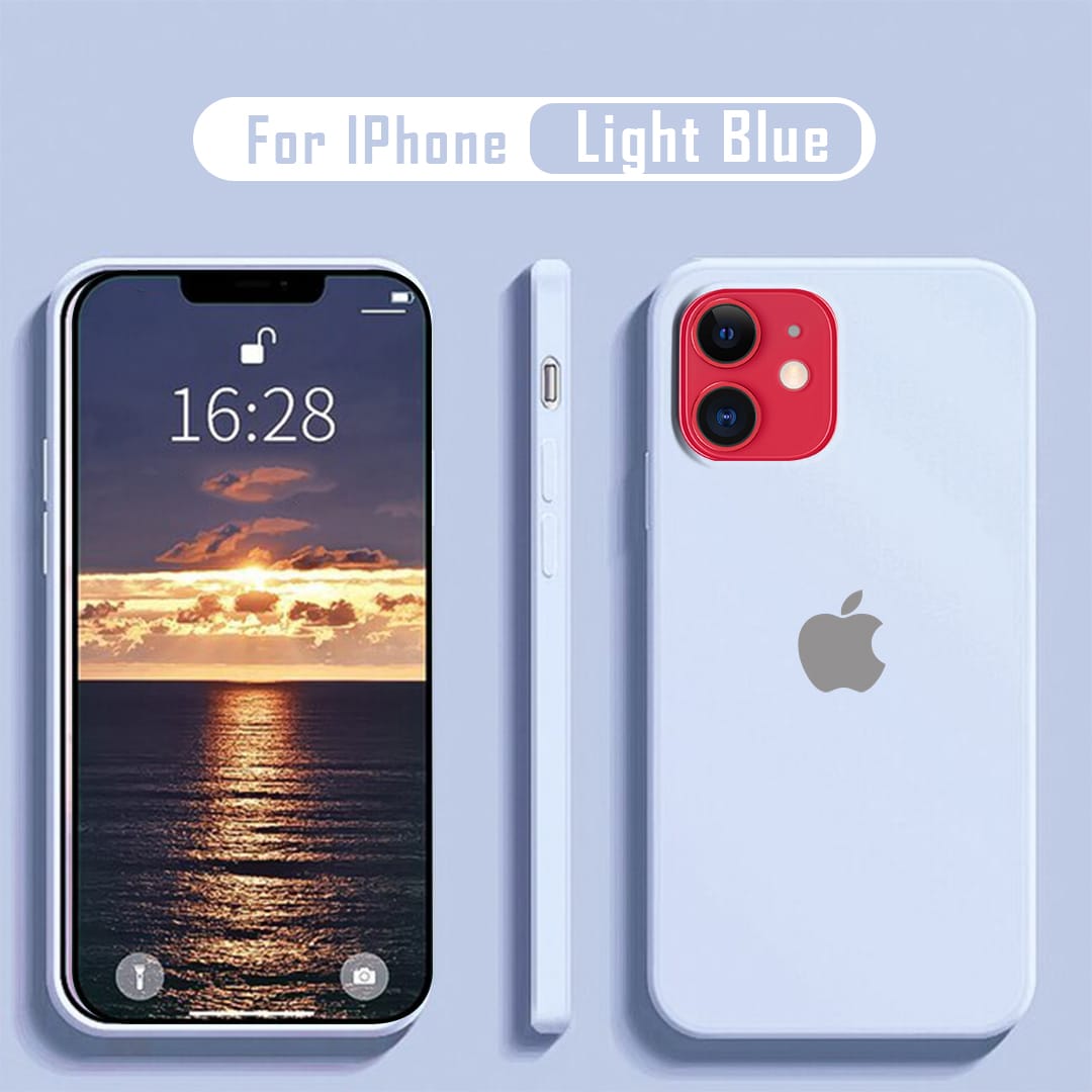 iPhone Series Liquid Silicone Velvet-Touch Silk Finish Protective Back Case
