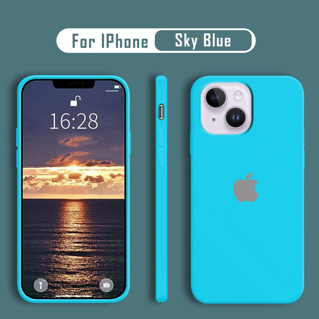 iPhone Series Liquid Silicone Velvet-Touch Silk Finish Protective Back Case