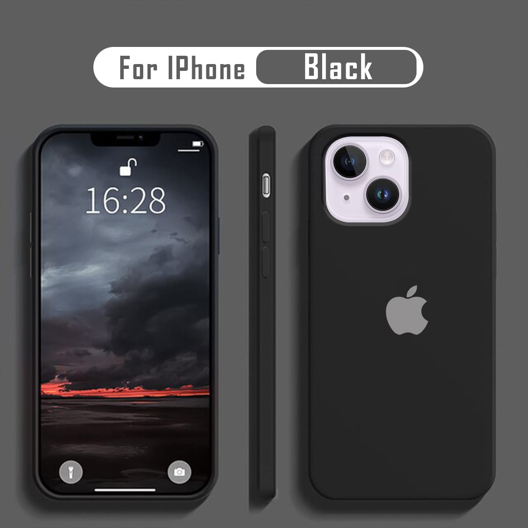iPhone Series Liquid Silicone Velvet-Touch Silk Finish Protective Back Case