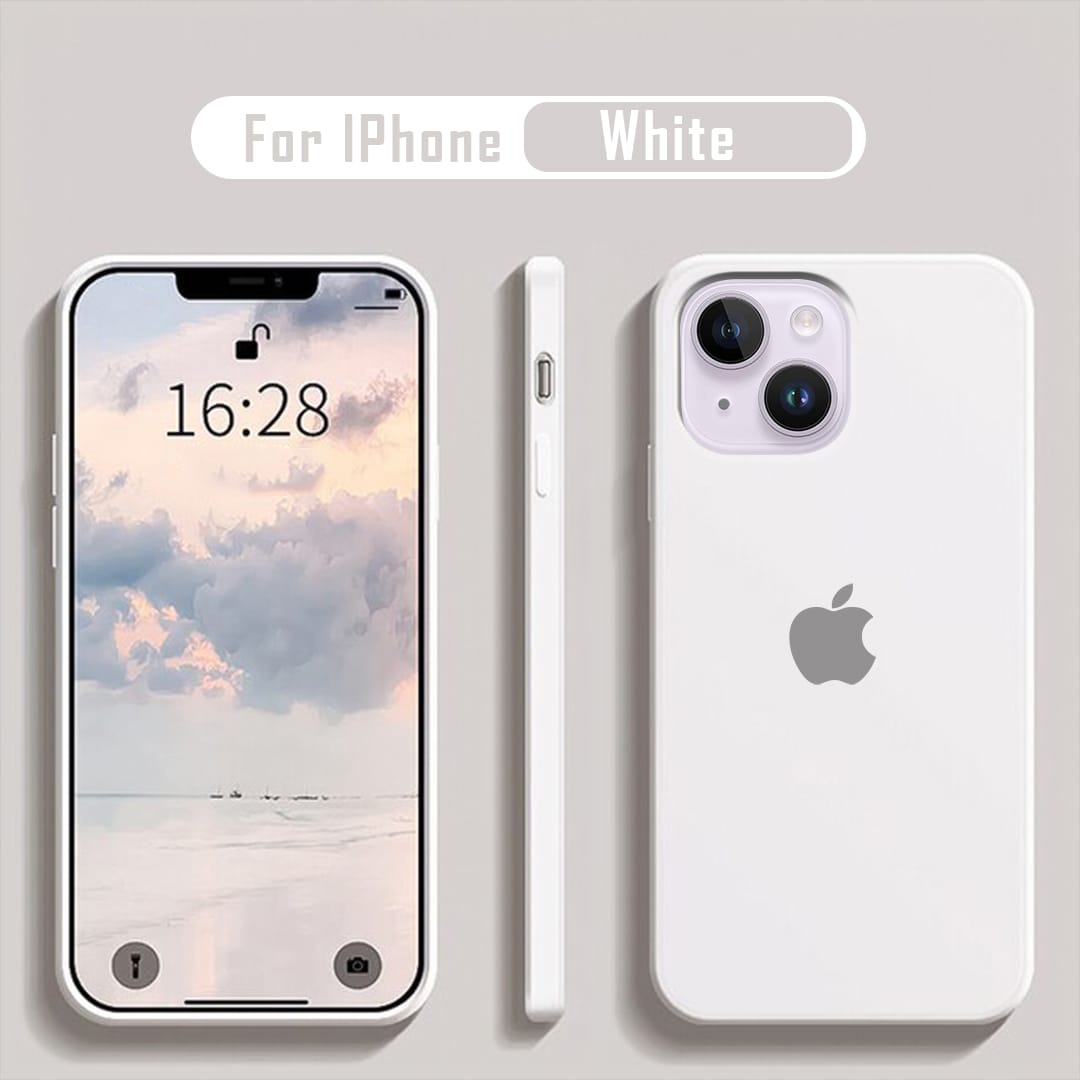 iPhone Series Liquid Silicone Velvet-Touch Silk Finish Protective Back Case